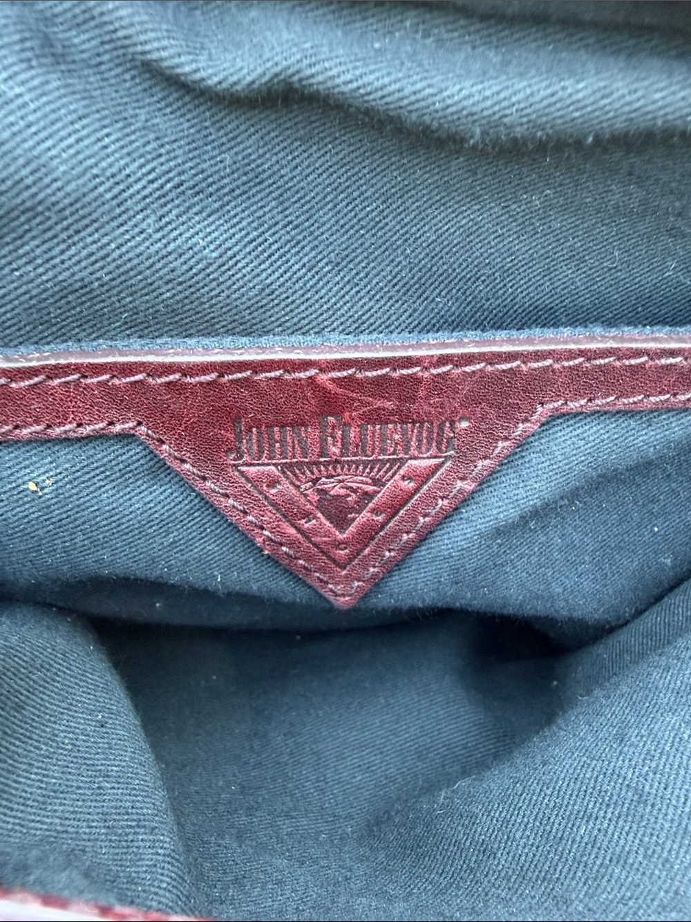 John Fluevog “Susan” Floral Shearling Sling Bag - Picture 4 of 6
